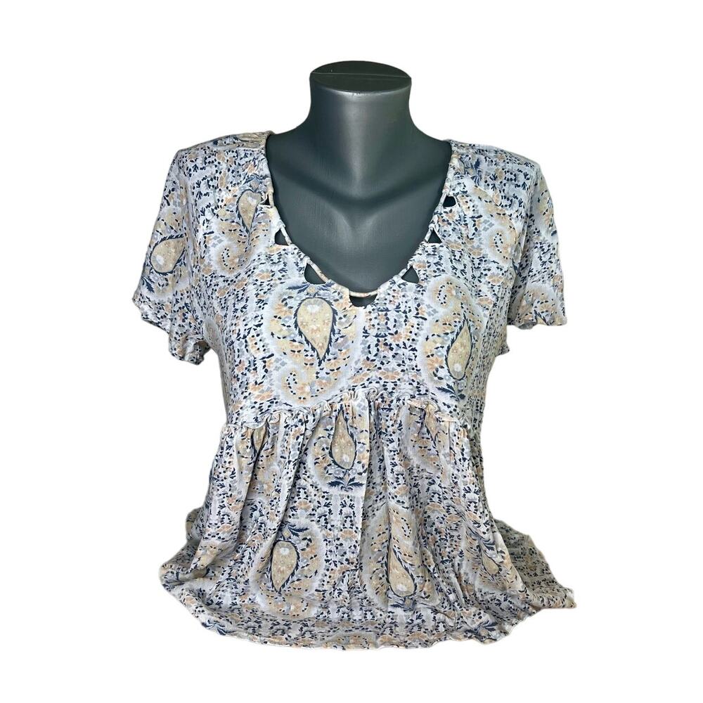 Paisley Print Women's Blouse